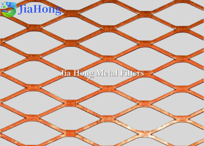 Copper Expanded Metal Mesh