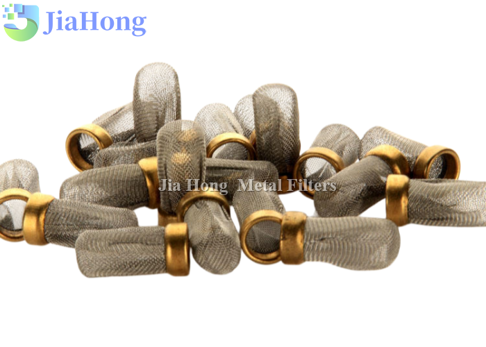 Brass Rimmed Fuel Injector Mesh Filter Cap