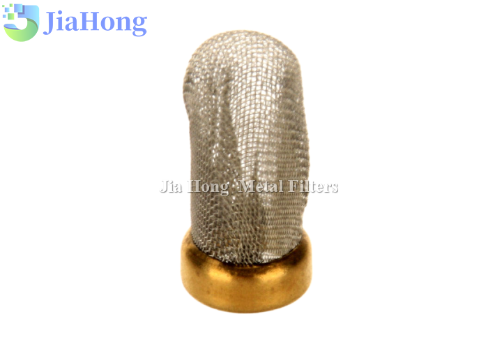 Brass Rimmed Fuel Injector Mesh Filter Cap Brass Rimmed Fuel Injector Mesh Filter Cap