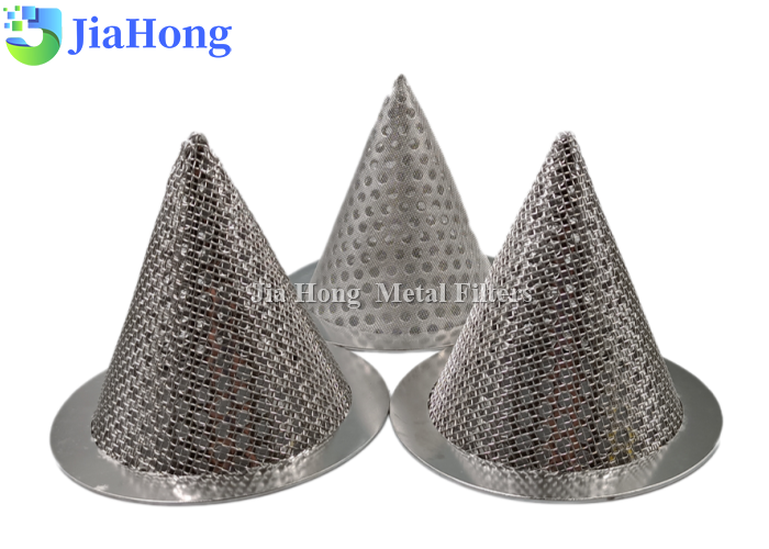 Stainless Steel Conical Temporary Strainer Stainless Steel Conical Temporary Strainer